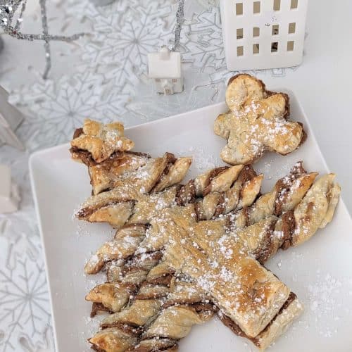 biscoff puff pastry tree