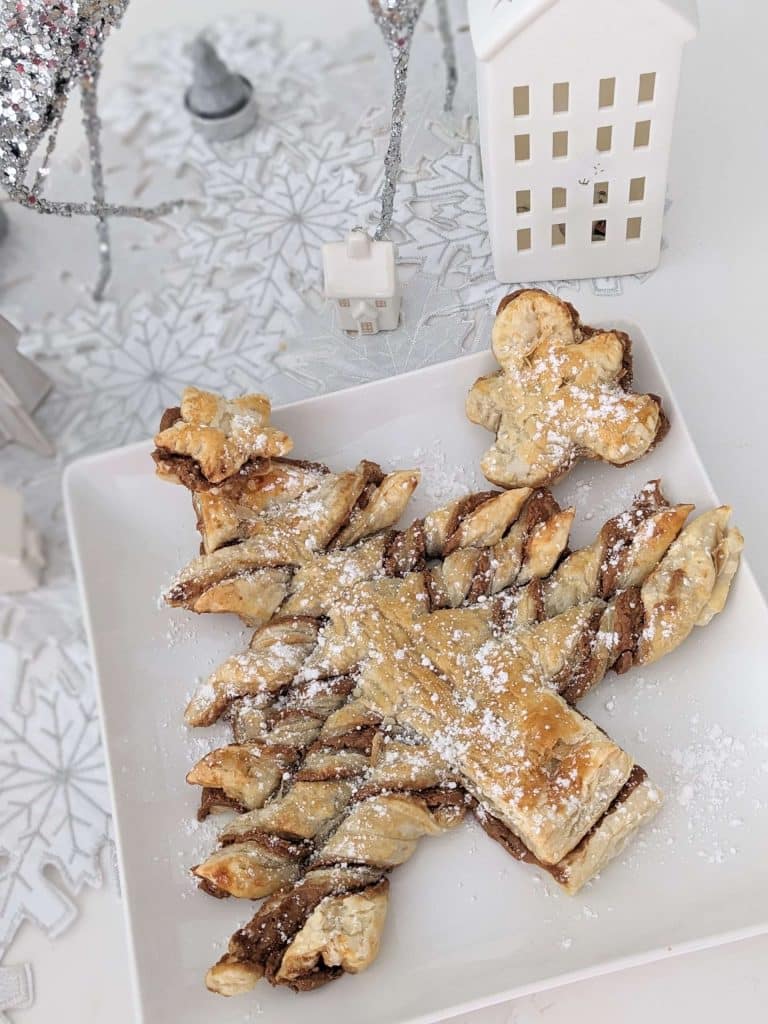 biscoff puff pastry tree