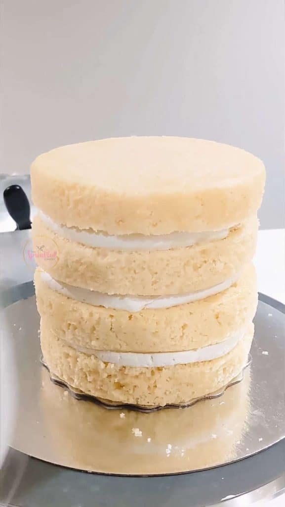My Favorite Vanilla Cake Recipe - The Sprinkled Cakery