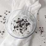 cookies and cream filling with crushed oreos