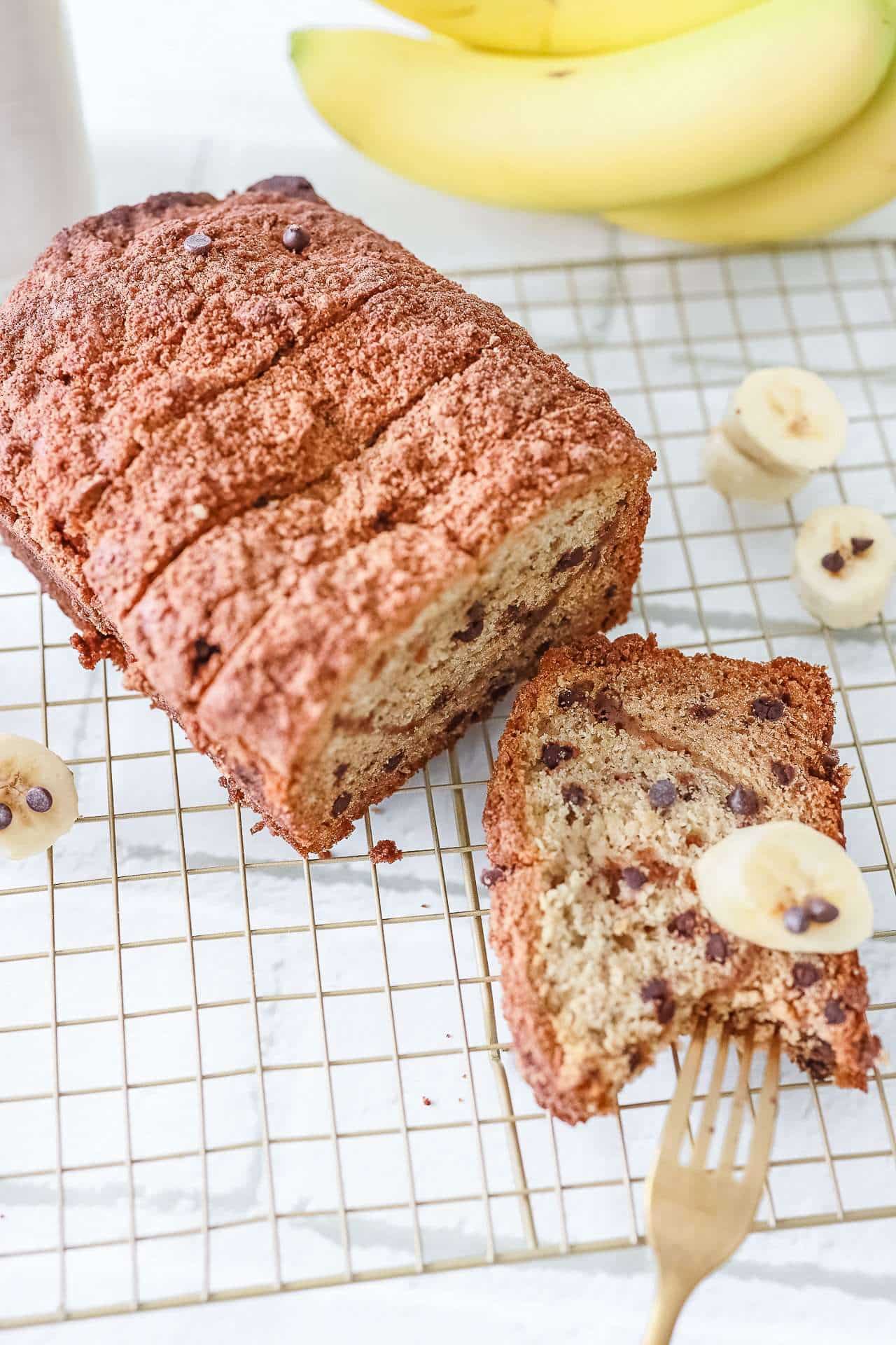 Cinnamon Crunch Banana Bread