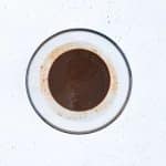 melted chocolate for espresso martini brownies