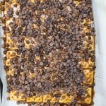 saltine toffee with chocolate chips