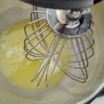 whip egg whites for Italian Meringue Buttercream