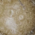 Sugar syrup boiling for Italian Meringue Buttercream