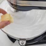 Add butter to egg whites & syrup mixture for Italian Meringue Buttercream