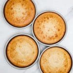 strawberry shortcake cake layers cooling