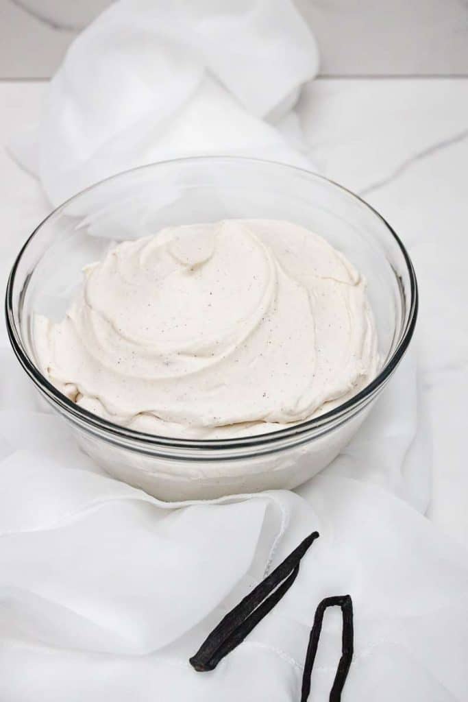 chantilly cream whipped together