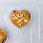 add peanut butter an peanuts to date bark hearts
