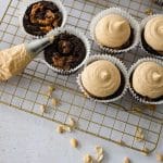 frost snickers cupcakes with peanut butter marshmallow buttercream