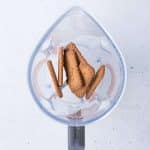 biscoff cookies added to blender to pulse for carrot cake biscoff energy balls