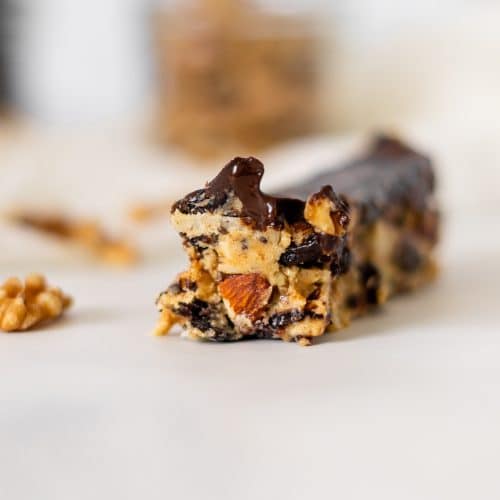 image of an individual kind style energy protein bar showing what it looks like inside
