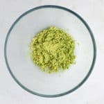 mashed avocado in bowl