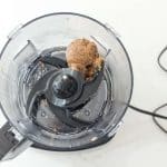 Medjool dates, tahini and vanilla blended in food processor until smooth and sticky.