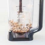 drained raw cashews in ninja blender
