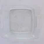 8x8 glass pan greased