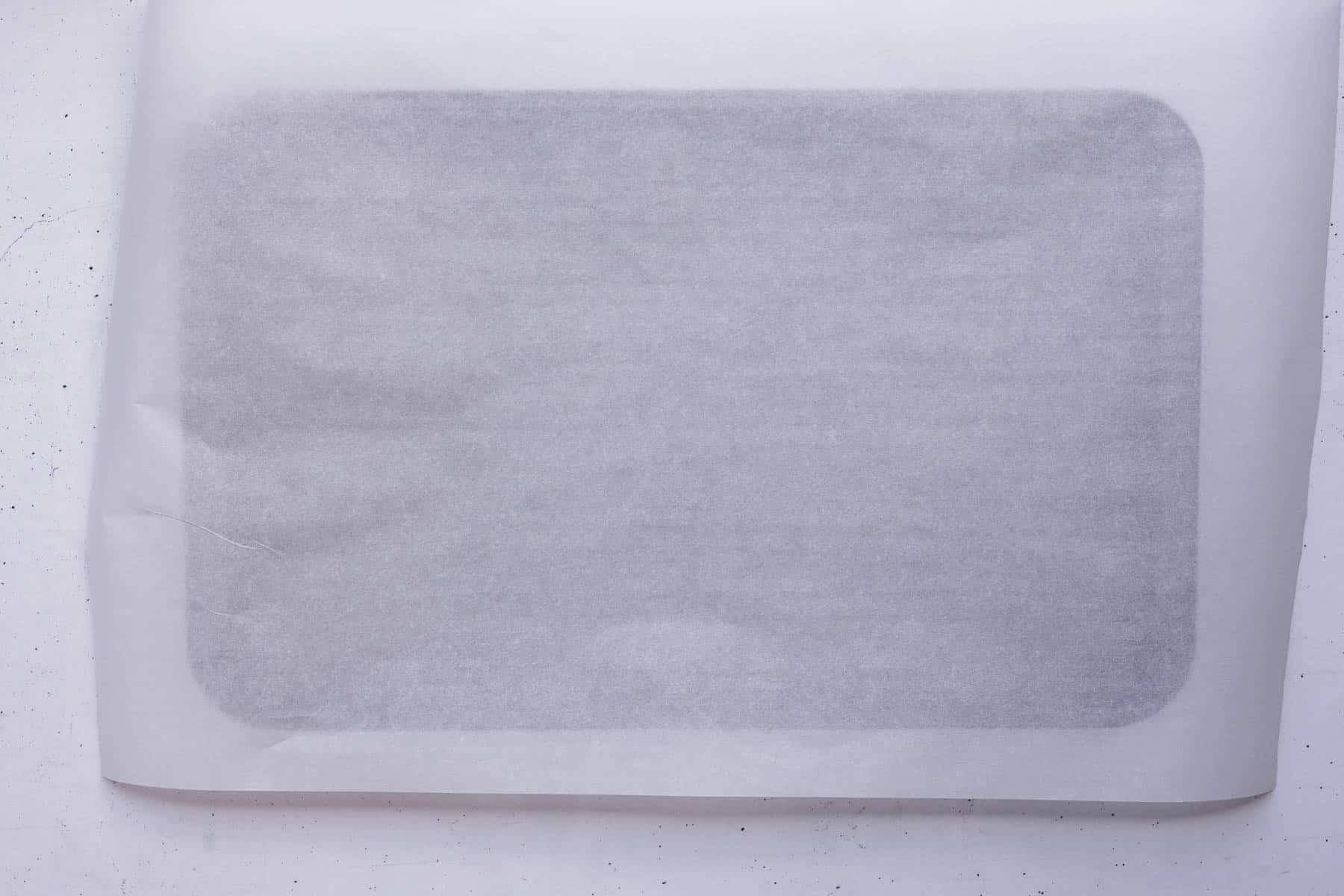 parchment lined baking sheet