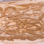 almond butter layer of pumpkin banana yogurt protein bark