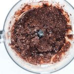 added cacao nibs to Baileys chocolate protein truffles in food processor