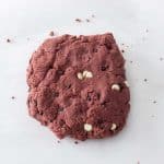 dough for edible red velvet cookie dough hearts