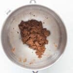 Wet ingredients mixed for Coconut Sugar Chocolate Chip Cookies