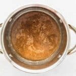 Honey, coconut oil, coconut sugar and vanilla warmed in small pot until smooth.