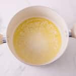 melt butter in large pot for mini pumpkin pie rice krispies