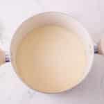 marshmallows melted into butter for mini pumpkin pie rice krispie treats